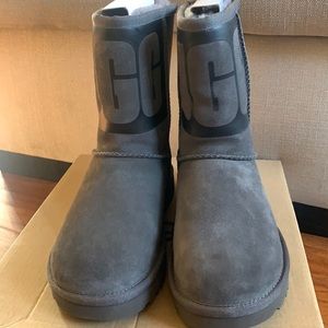 W classic short ugg rubber
